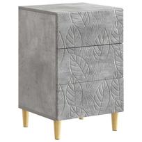 Naktinis staliukas Betono pilka 43 x 39,5 x 66,5 cm