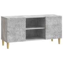 Televizoriaus spintelė 102 x 34,5 x 50 cm Betono pilka