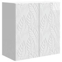 Prie sienos montuojama spinta Itin blizgi balta 59 x 31 x 60 cm
