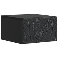 Sieninis naktinis staliukas Juoda 49 x 34,5 x 20 cm