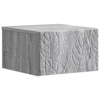 Sieninis naktinis staliukas Pilka Sonoma 49 x 34,5 x 20 cm