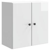 Prie sienos montuojama spinta Itin blizgi balta 59 x 31 x 60 cm