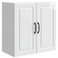 Prie sienos montuojama spinta Itin blizgi balta 59 x 31 x 60 cm
