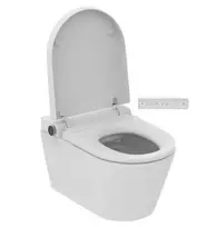 Pakabinamas tualetas su bidė Ideal Standard i.life E, su elektroniniu, SoftClose, baltas, K875501