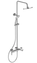 Dušo komplektas Ideal Standard Cerafine O su vonios maišytuvu, 20 cm, chromas, BC525AA