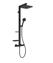 Dušo komplektas Ideal Standard Ceratherm ALU+, su termostatu, matinė juoda, BE210XG