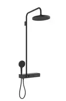 Dušo komplektas Ideal Standard Ceratherm Solos, su termostatu, 30 cm, matinė juoda, A7882XG