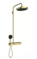Dušo komplektas Ideal Standard Ceratherm Solos, su termostatu, 33 cm, matinė auksinė, A7883A2