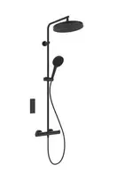 Dušo komplektas Ideal Standard Ceratherm T125+, su termostatu, 30 cm, matinė juoda, A7689XG