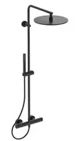 Dušo komplektas Ideal Standard CeraTherm, su termostatu, 30 cm, matinė juoda, A7589XG