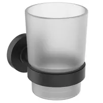 Dantų šepetėlių laikiklis Ideal Standard IOM, juodas/matinis stiklas, A9120XG