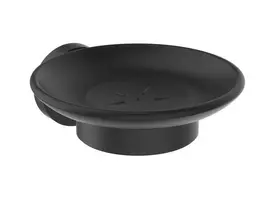 Muilo indas Ideal Standard IOM, su laikikliu, matinio juodo stiklo, A7929XG