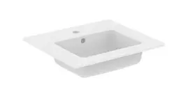 Ideal Standard Eurovit vonios kriauklė, ant paviršiaus 51x45 cm, su perpildymu, su maišytuvo anga, balta, E109901