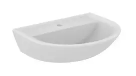 Ideal Standard Eurovit vonios kriauklė, ant paviršiaus 60x47 cm, be perpildymo, su maišytuvo anga, balta, W332501