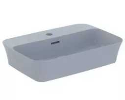 Ideal Standard Ipalyss vonios kriauklė, montuojama ant paviršiaus 55x38 cm, su maišytuvo anga, matinė balta, E2077X8