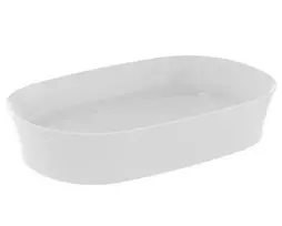 Ideal Standard Ipalyss vonios kriauklė, ant paviršiaus 60x38 cm, matinė balta, E1396V1