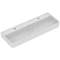 Ideal Standard Strada II vonios praustuvas, montuojamas ant paviršiaus 120x43 cm, su 2 maišytuvo angomis, baltas, T3595MA