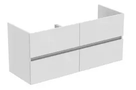 Ideal Standard Eurovit+ vonios spintelė (be kriauklės) 55x120x44 cm, 4 stalčiai, blizgi balta, R0267WG