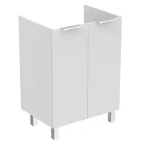 Vonios spintelė Ideal Standard Eurovit+, (be praustuvo) 84x60x44 cm, 2 durys, kairės/dešinės montavimas, blizgi balta, R0258WG