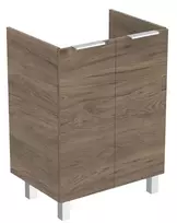 Vonios spintelė Ideal Standard Eurovit+, (be praustuvo) 84x60x44 cm, 2 durys, kairės/dešinės montavimas, riešutų, R0258Y9