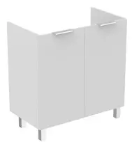 Vonios spintelė Ideal Standard Eurovit+, (be praustuvo) 84x80x44 cm, 2 durys, kairės/dešinės montavimas, blizgi balta, R0262WG