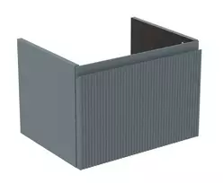 Ideal Standard E3408UQ vonios spintelė (be kriauklės) 53x41x37 cm, 1 stalčius, Ribbed Matt ashblue