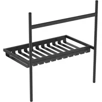 Vonios kriauklės konsolė Ideal Standard Conca, metalinė, šilkinė juoda, 817 x 760 x 483 mm, E2533XG