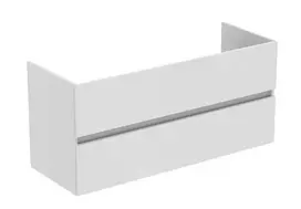 Ideal Standard Eurovit+ vonios spintelė, 55x120x44 cm, 2 stalčiai, blizgi balta, R0266WG