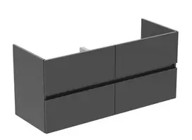 Vonios spintelė Ideal Standard Eurovit+, 55x120x44 cm, 4 stalčiai, blizgi pilka, R0267TI