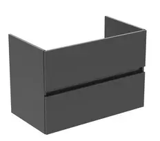 Ideal Standard Eurovit+ vonios spintelė, 55x80x44 cm, 2 stalčiai, blizgi pilka, R0263TI