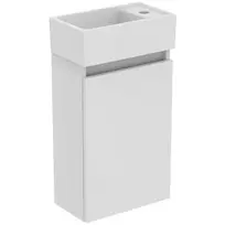 Vonios spintelė Ideal Standard Eurovit+, 55x35x20 cm, su kriaukle, 1 durys, blizgi balta, R0569WG