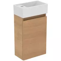 Vonios spintelė Ideal Standard Eurovit+, 55x35x20 cm, su kriaukle, natūralus ąžuolas, R0570Y8