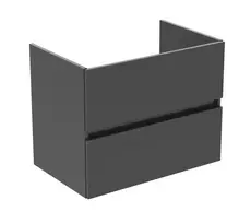 Ideal Standard R0261TI vonios spintelė Eurovit+, 70x55x44 cm, (be kriauklės) 2 stalčiai, tamsiai pilka