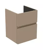 Vonios spintelė Ideal Standard Finesse, 43x40x54 cm, (be kriauklės) 2 stalčiai, Matt Greige, E3405UP