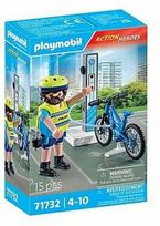 Konstruktorius Playmobil Action Heroes Policijos motociklų patrulis 71732, 15 vnt.