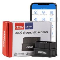 OBD2 diagnostikos skeneris, PIC25K80, Bluetooth, AMIO