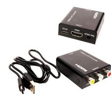 Keitiklis HDMI - AV (analoginis Audio + Video) RCA