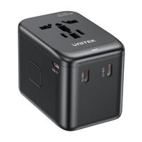 UNITEK P1122ABK01 power plug adapter Universal Black