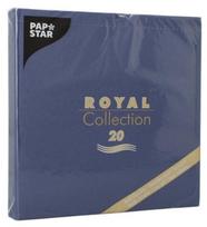 Popierinės servetėlės Pap Star Royal Collection, 40 cm x 40 cm, tamsiai mėlyna (navy) sp., 20 vnt.