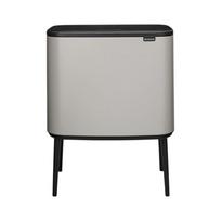 Šiukšliadėžė Brabantia Bo Touch, pilka sp., 33 l, 68 cm x 54 cm