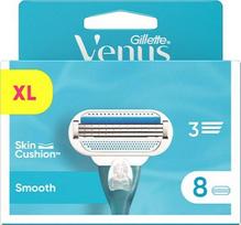 Keičiamos skustuvo galvutės, rinkinys Gillette Venus Smooth, 8 vnt