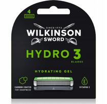 Skustuvų galvutė Wilkinson Sword Hydro3 Skin Protection Black Edition, 4 vnt.