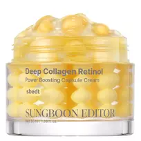 Sungboon Editor - Deep Collagen Retinol Power Boosting Capsule Cream - Kapsulių Kremas su Kolagenu ir Retinoliu - 50ml