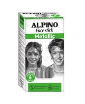 Kreidutės grimui ALPINO Face stick Metallic sidabro sp. 6 vnt.