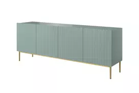 Komoda Nicole 200 cm, auksinės kojos