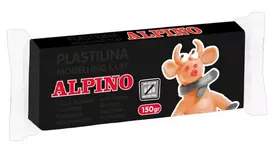 Plastilinas ALPINO 150g juodas