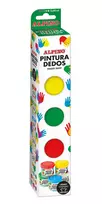 Dažai piešti pirštais ALPINO Pintura dedos 5sp x  40ml