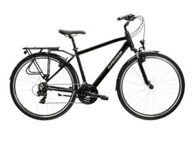 KROSS Trans 1.0 / Black-Grey Gloss / miesto dviratis (28") (L)