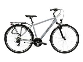 KROSS Trans 1.0 / Grey-Black Gloss / miesto dviratis (28")