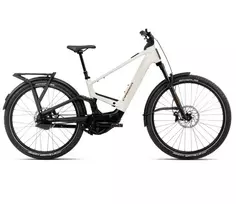 Orbea Muga 10 / Ivory White - Black (Gloss) / elektrinis miesto-turistinis dviratis